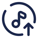 Upload Track SVG Icon